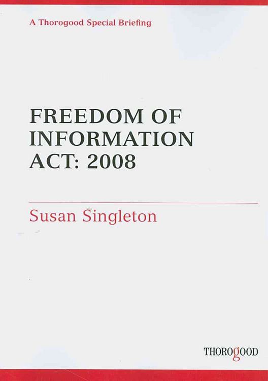 Produktbild: Freedom Of Info Act 2008/e