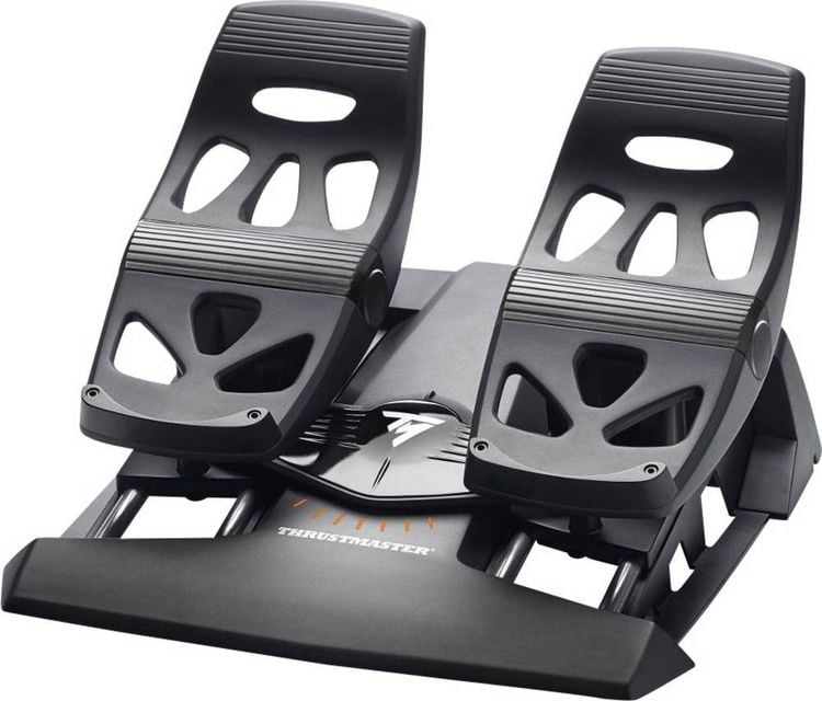 Produktbild: THRUSTMASTER TFRP T.Flight Rudder Pedal USB f&uuml;r PC und PS 4, schwarz