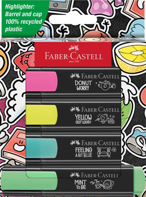 Produktbild: Faber-Castell Textmarker 46 Graffiti 4er