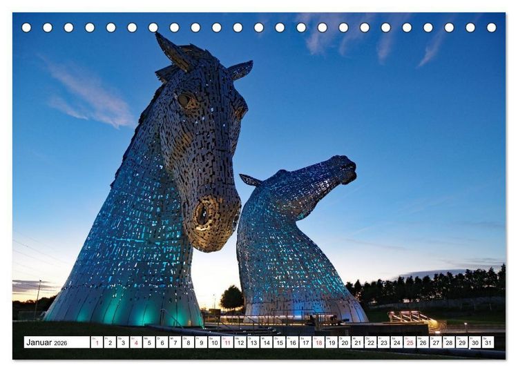 Produktbild: Schottland - Der Norden Gro&szlig;britanniens (Tischkalender 2026 DIN A5 quer), CALVENDO Monatskalender