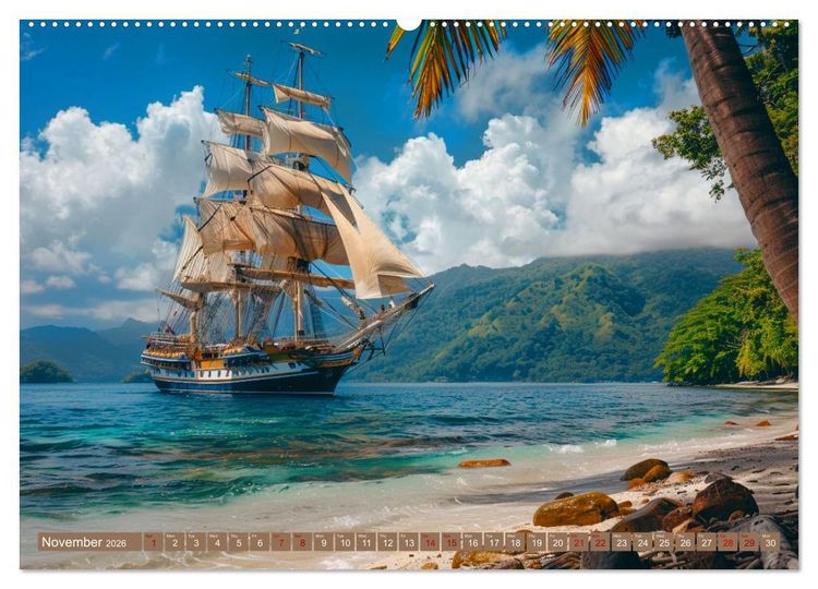 Produktbild: Sailing Through Seasons (Wall Calendar 2026 DIN A2 landscape), CALVENDO 12 Month Wall Calendar