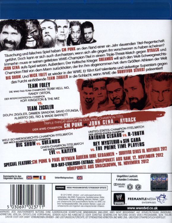 Produktbild: Survivor Series 2012