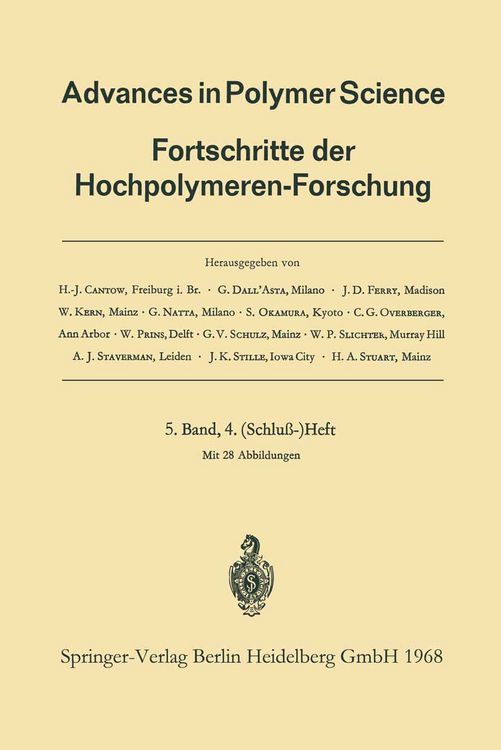 Produktbild: Advances in Polymer Science