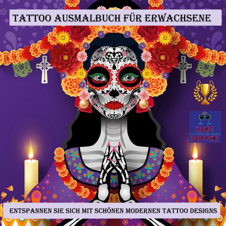 Produktbild: Tattoo Ausmalbuch f&uuml;r Erwachsene