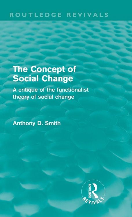 Produktbild: The Concept of Social Change (Routledge Revivals)