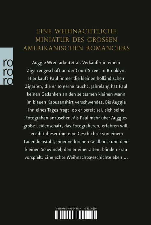 Produktbild: Auggie Wrens Weihnachtsgeschichte