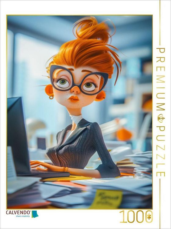 Produktbild: CALVENDO Puzzle Sekret&auml;rin | 1000 Teile Lege-Gr&ouml;&szlig;e 64x48cm Foto-Puzzle f&uuml;r gl&uuml;ckliche Stunden