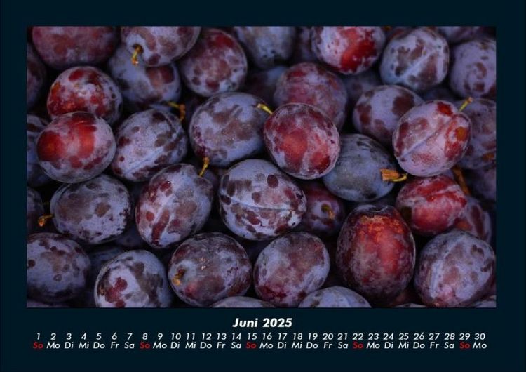 Produktbild: Obstkalender 2025 Fotokalender DIN A4