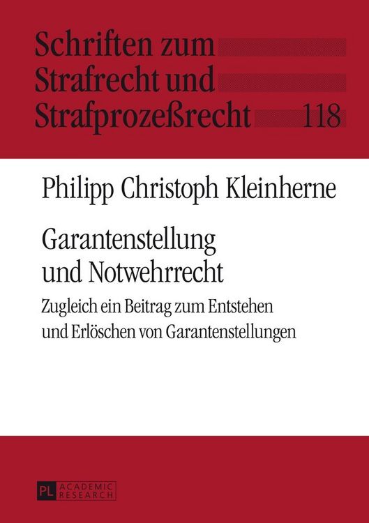 Produktbild: Garantenstellung und Notwehrrecht