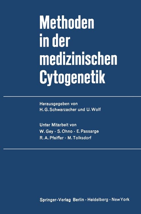 Produktbild: Methoden in der medizinischen Cytogenetik