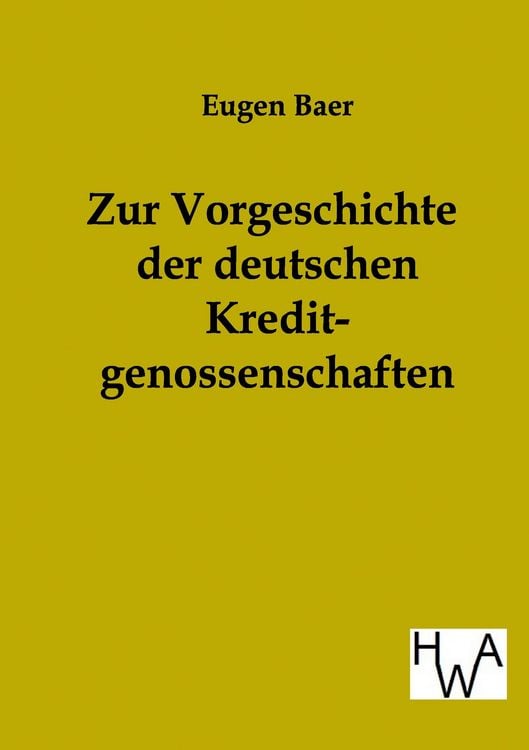 Produktbild: Zur Vorgeschichte der deutschen Kreditgenossenschaften