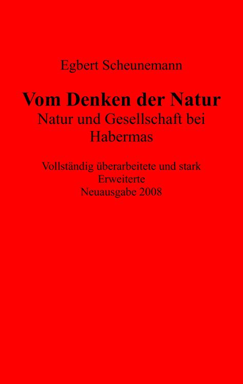 Produktbild: Vom Denken der Natur