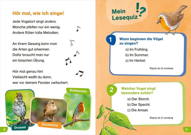 Produktbild: WAS IST WAS Erstes Lesen easy! Wie leben unsere V&ouml;gel?