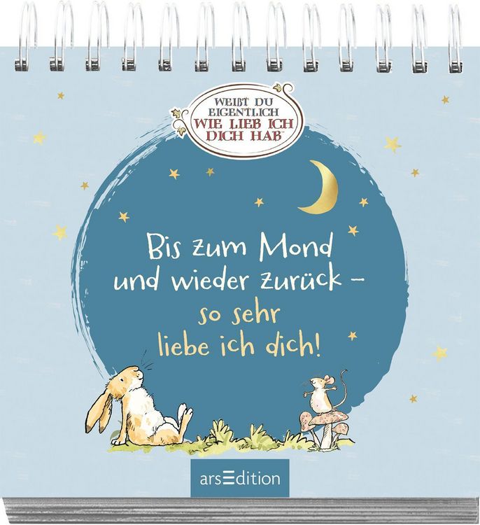 "Bis zum Mond und wieder zurück – so sehr liebe ich dich!" online kaufen