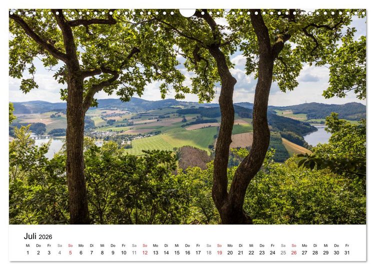 Produktbild: SAUERLAND &ndash; Besondere Orte (Wandkalender 2026 DIN A3 quer), CALVENDO Monatskalender
