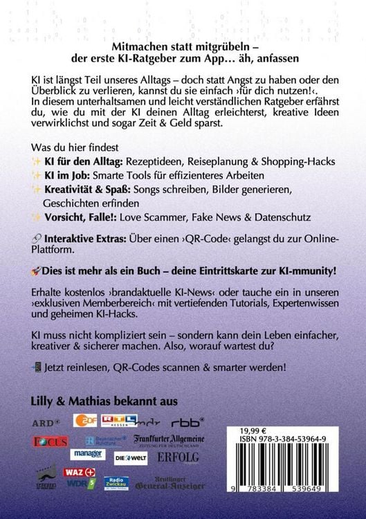 Produktbild: KI-doof - Der weltweit erste interaktive KI-Ratgeber &ndash; verst&auml;ndlich, praxisnah & mit Zugang zur eigenen Online-Plattform: der exklusiven KI-mmunity.