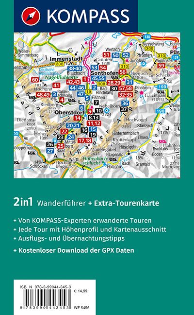 Produktbild: KOMPASS Wanderf&uuml;hrer Allg&auml;u, Allg&auml;uer Alpen