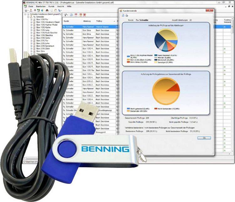 Produktbild: Benning 047002 Software PC-WIN ST 750-760 Software 1St.