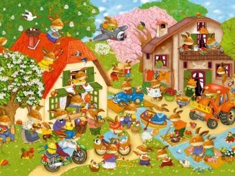 Produktbild: Im Osterhasendorf (Puzzle)