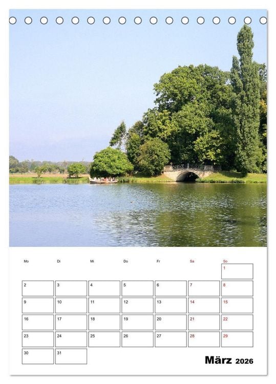 Produktbild: &Ouml;stliches Sachsen-Anhalt (Tischkalender 2026 DIN A5 hoch), CALVENDO Monatskalender