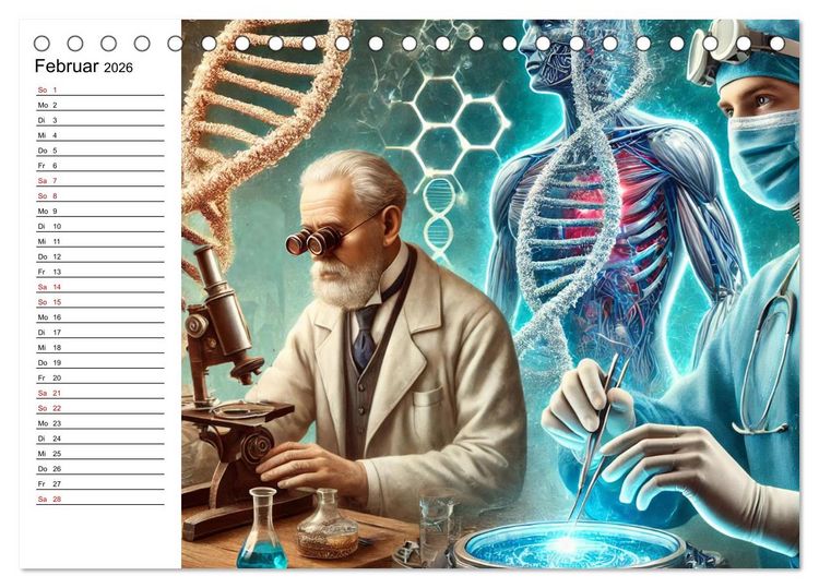 Produktbild: Fortschritt im Fokus - Wandel der Zeit (Tischkalender 2026 DIN A5 quer), CALVENDO Monatskalender