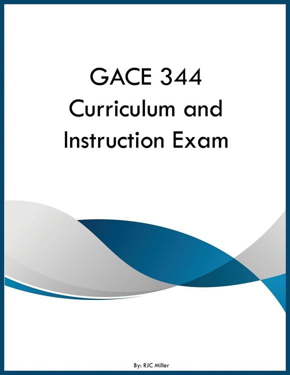Produktbild: GACE 344 Curriculum and Instruction Exam