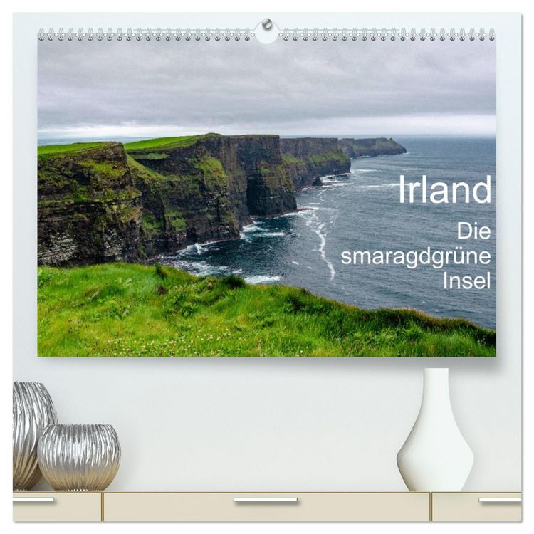 Produktbild: Irland - Die smaragdgr&uuml;ne Insel (hochwertiger Premium Wandkalender 2026 DIN A2 quer), Kunstdruck in Hochglanz