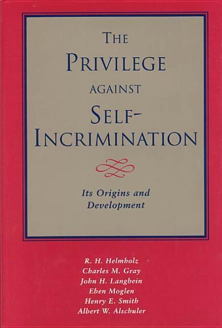 Produktbild: Privilege Against Self-Incrimi
