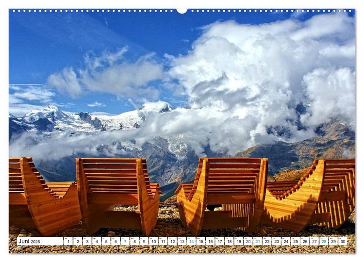 Produktbild: Gr&uuml;ezi . Landschaften in der Schweiz (Wandkalender 2026 DIN A2 quer), CALVENDO Monatskalender
