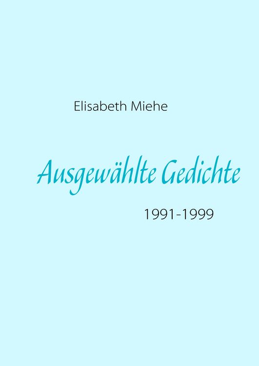 Produktbild: Ausgew&auml;hlte Gedichte