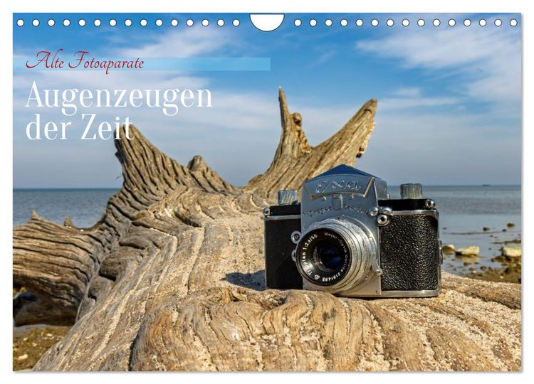 Produktbild: Alte Fotoapparate, Augenzeugen der Zeit (Wandkalender 2026 DIN A4 quer), CALVENDO Monatskalender