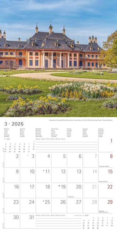 Alpha Edition - Deutschland 2026 Broschürenkalender, 30x30cm, Wandkalender mit Platz für Notizen und Termine, 12 Motive aus Deutschland, Monatsübersic