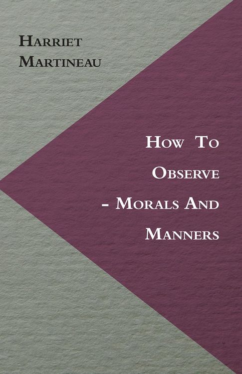 Produktbild: How to Observe - Morals and Manners