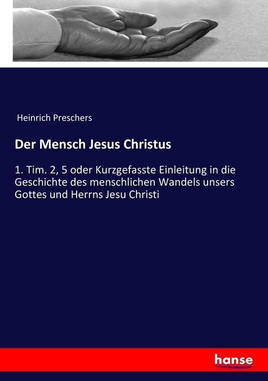 Produktbild: Der Mensch Jesus Christus