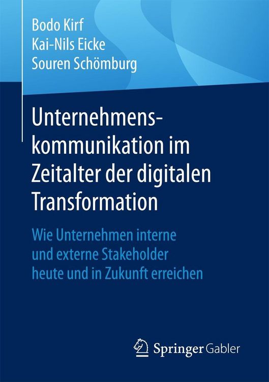 Produktbild: Unternehmenskommunikation im Zeitalter der digitalen Transformation