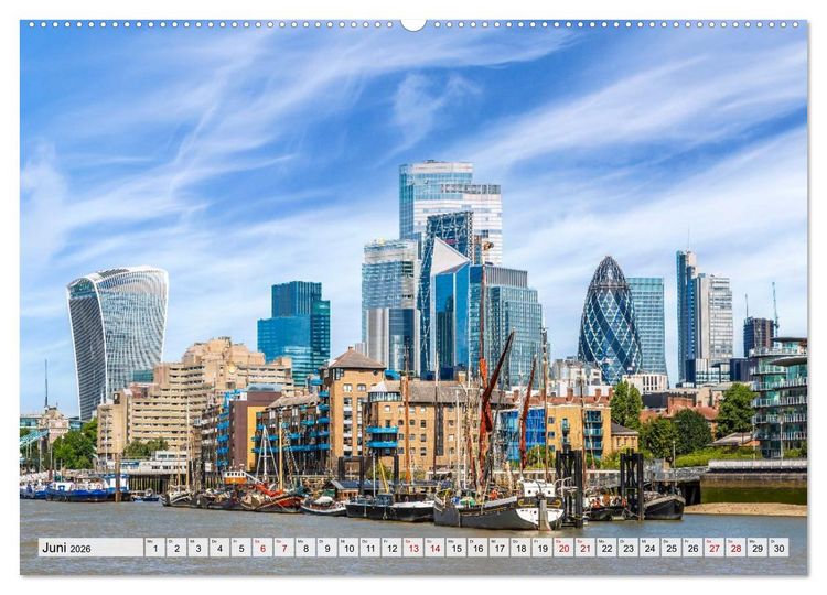 Produktbild: LONDON Magie einer Metropole (Wandkalender 2026 DIN A2 quer), CALVENDO Monatskalender
