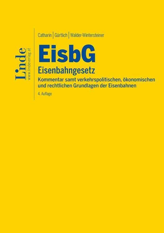 Produktbild: EisbG | Eisenbahngesetz