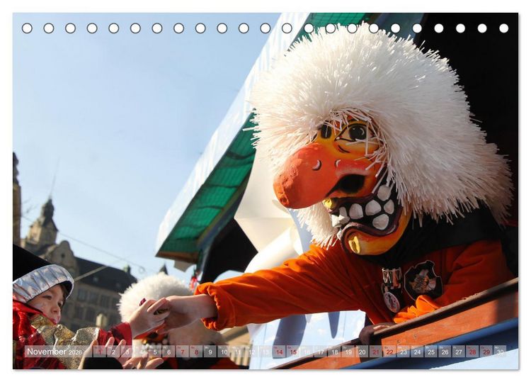 Produktbild: Basels Fasnacht (Tischkalender 2026 DIN A5 quer), CALVENDO Monatskalender