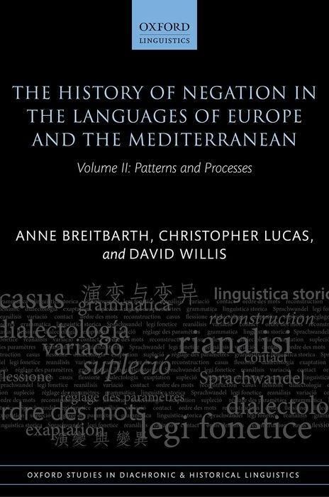 Produktbild: The History of Negation in the Languages of Europe and the Mediterranean