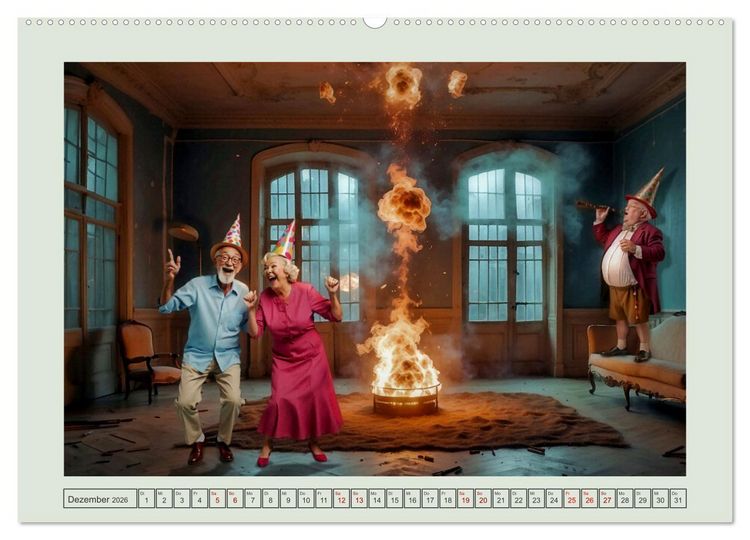 Produktbild: Ganz normale Leute wie du und ich (hochwertiger Premium Wandkalender 2026 DIN A2 quer), Kunstdruck in Hochglanz
