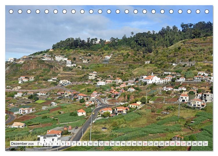 Produktbild: MADEIRA, Trauminsel im Atlantik (Tischkalender 2026 DIN A5 quer), CALVENDO Monatskalender