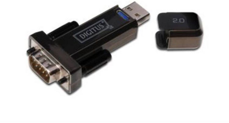 Produktbild: Seriell, USB 2.0 Anschlusskabel [1x USB 2.0 Stecker A - 1x D-SUB-Stecker 9pol.] 1.00 m vergoldete Steckkontakte
