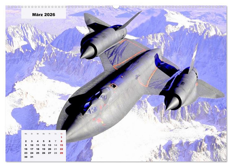 Produktbild: Fighter aircraft. Faszination Kampfflugzeug (Wandkalender 2026 DIN A2 quer), CALVENDO Monatskalender