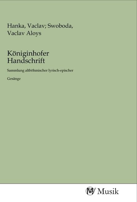 Produktbild: K&ouml;niginhofer Handschrift