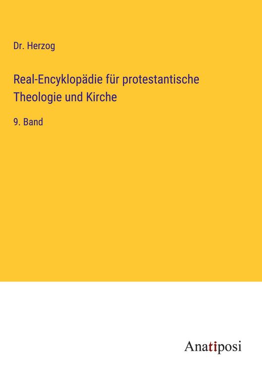 Produktbild: Real-Encyklop&auml;die f&uuml;r protestantische Theologie und Kirche