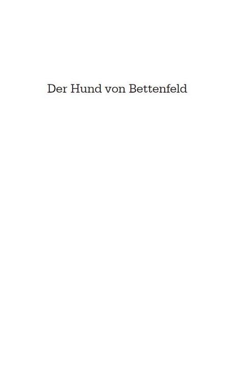 Produktbild: Der Hund von Bettenfeld