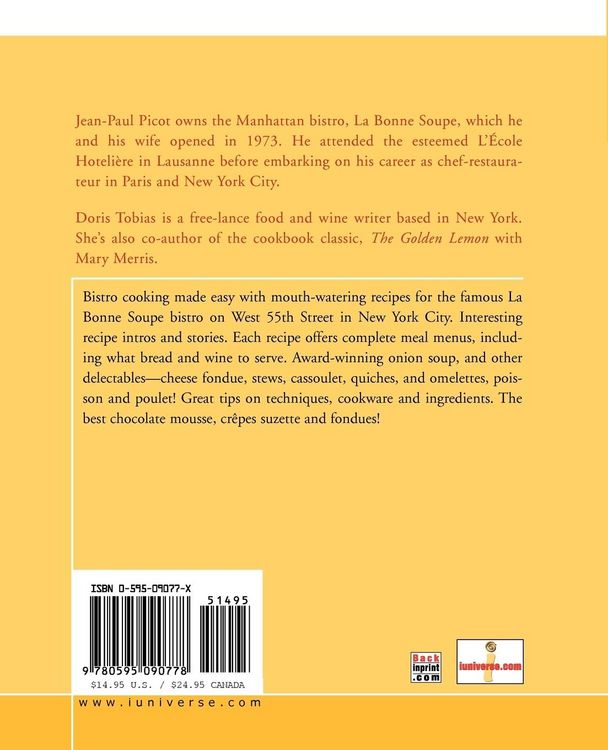 Produktbild: La Bonne Soupe Cookbook