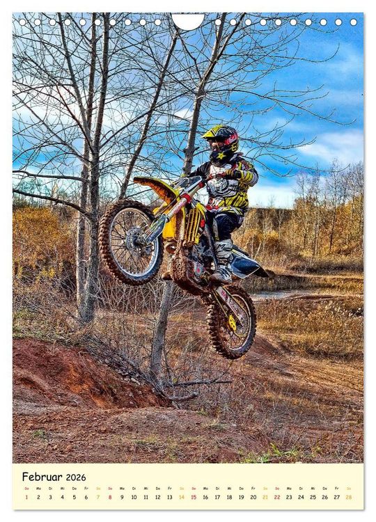 Produktbild: Motocross - einfach cool (Wandkalender 2026 DIN A4 hoch), CALVENDO Monatskalender