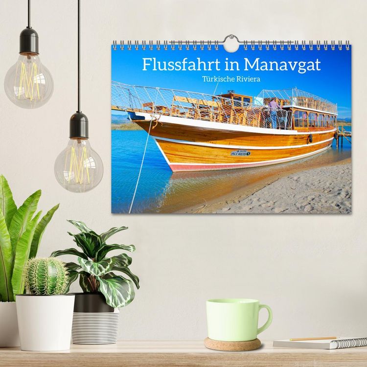 Produktbild: Flussfahrt in Manavgat (Wandkalender 2026 DIN A4 quer), CALVENDO Monatskalender