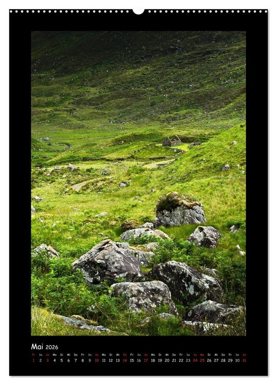 Produktbild: Irland - Romantische Pl&auml;tze auf der Gr&uuml;nen Insel (hochwertiger Premium Wandkalender 2026 DIN A2 hoch), Kunstdruck in Hochglanz